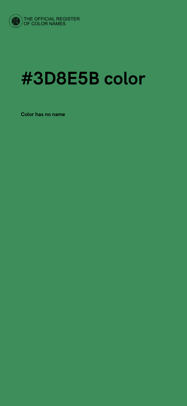 #3D8E5B color image