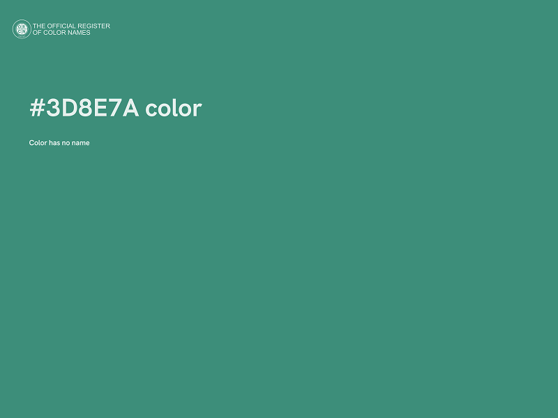 #3D8E7A color image