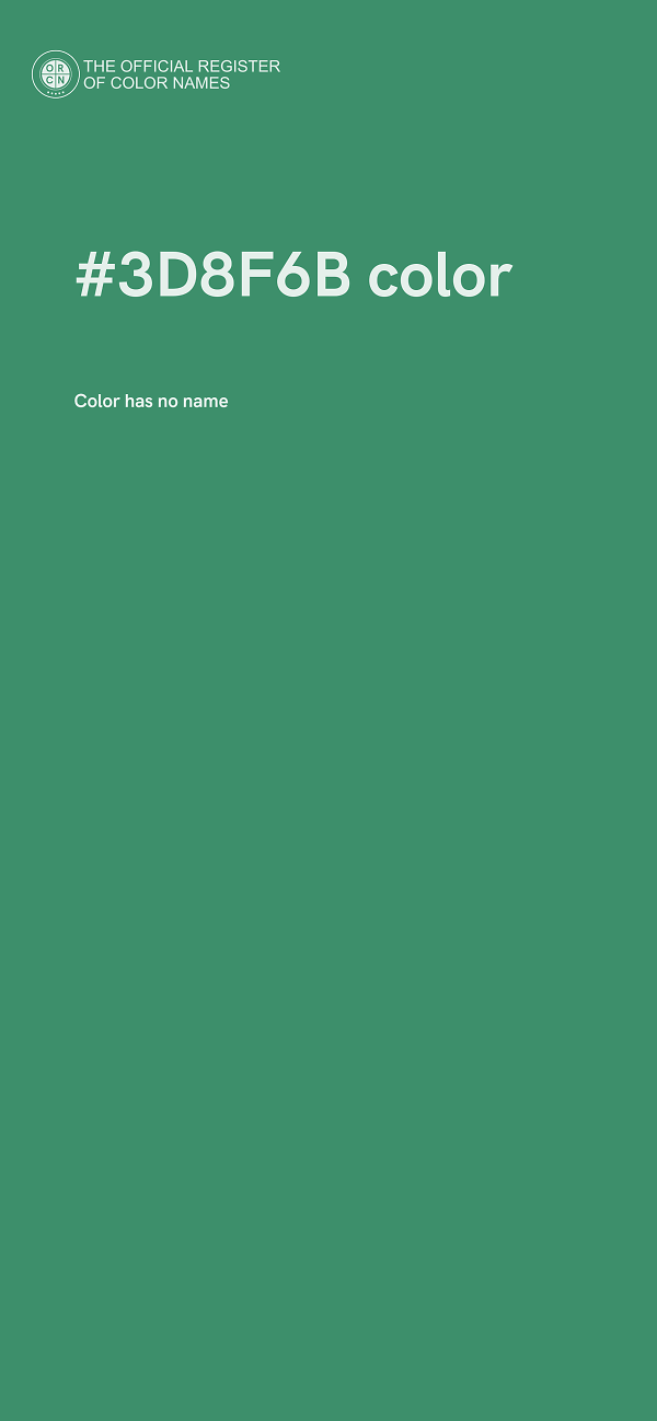 #3D8F6B color image