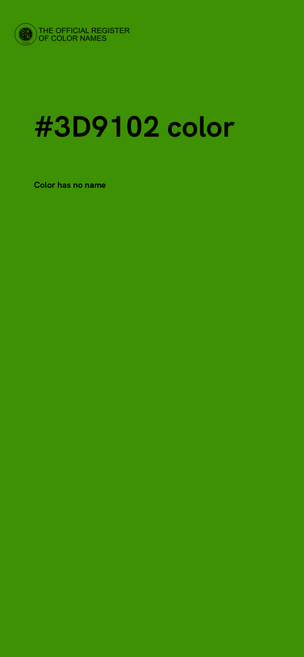 #3D9102 color image