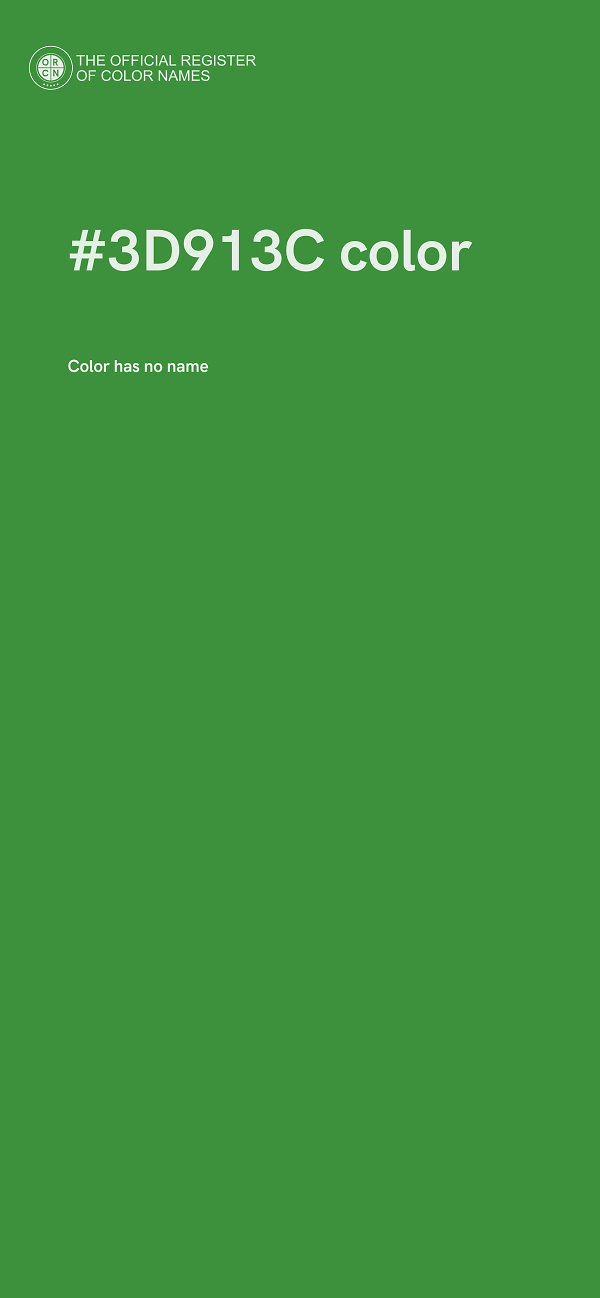 #3D913C color image