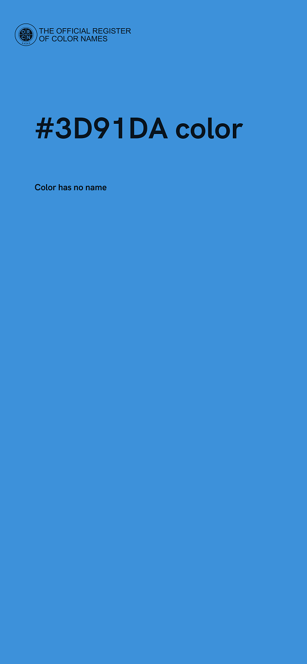 #3D91DA color image