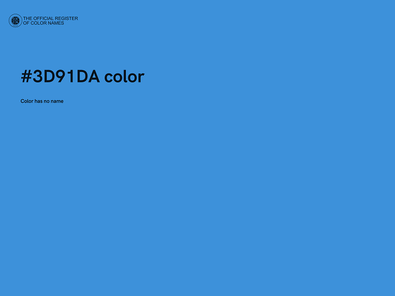 #3D91DA color image