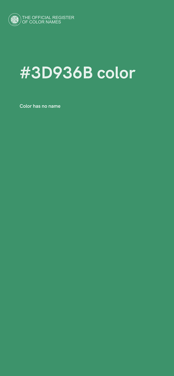 #3D936B color image