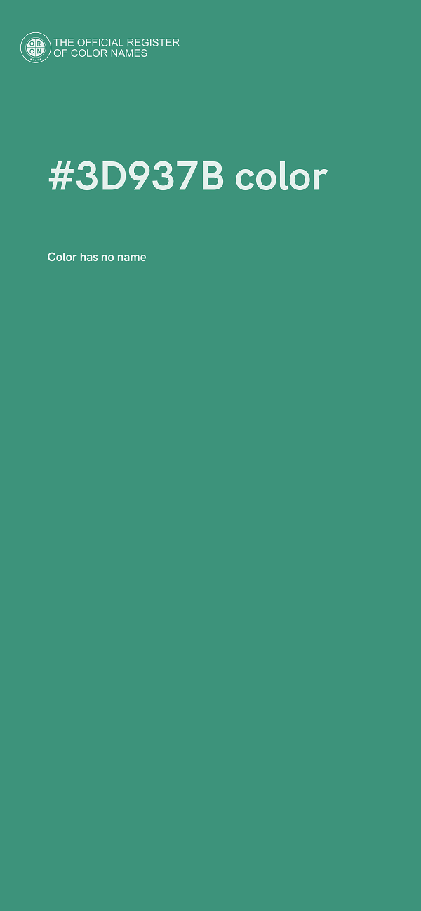 #3D937B color image