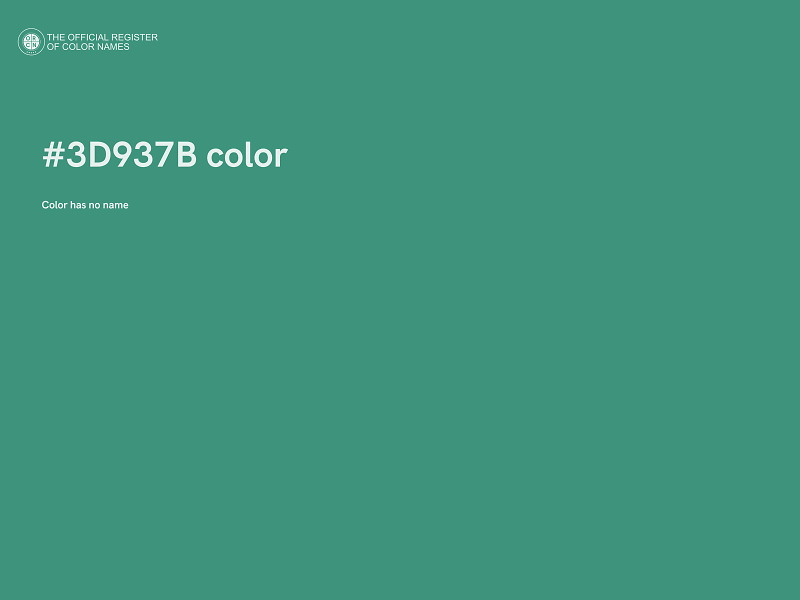 #3D937B color image