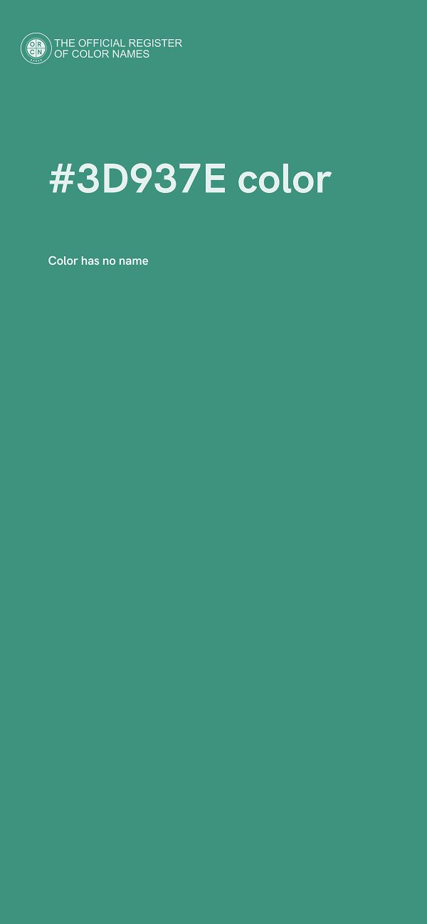 #3D937E color image