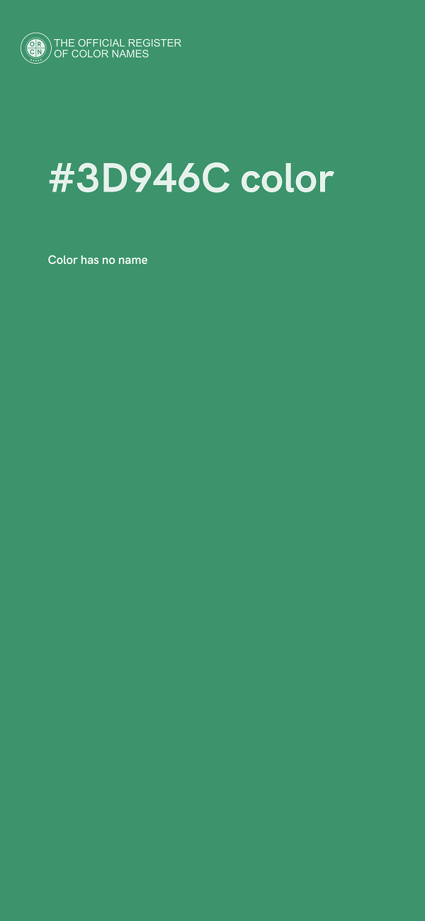 #3D946C color image