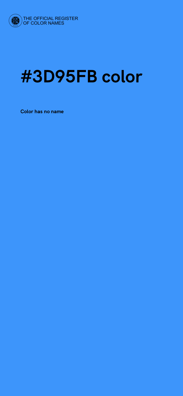 #3D95FB color image