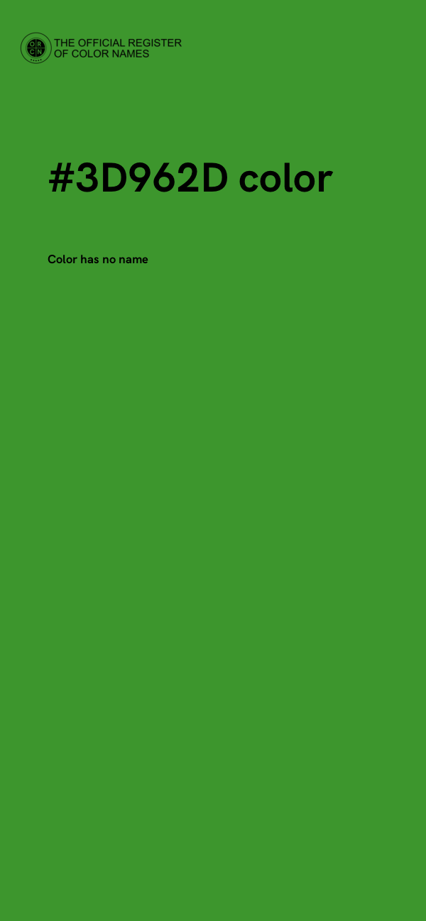 #3D962D color image