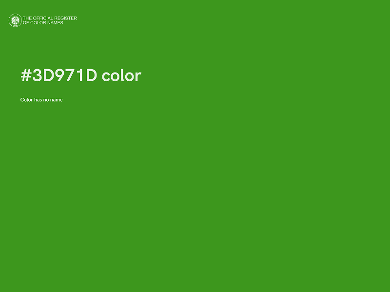 #3D971D color image