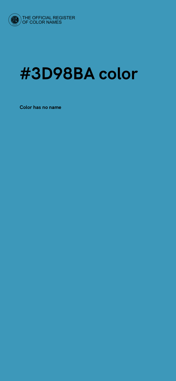 #3D98BA color image