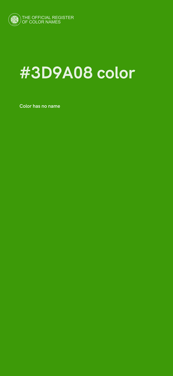 #3D9A08 color image