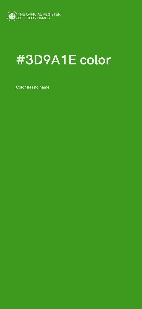 #3D9A1E color image