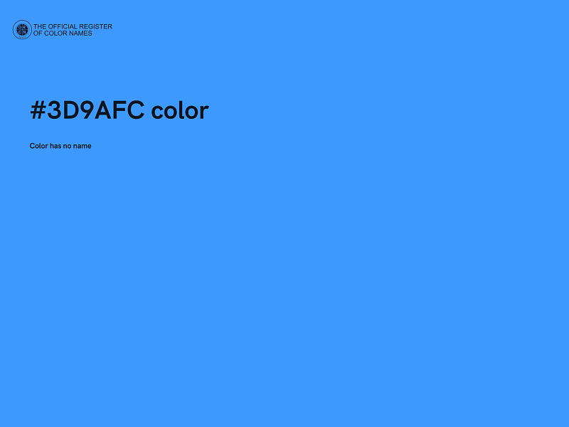 #3D9AFC color image