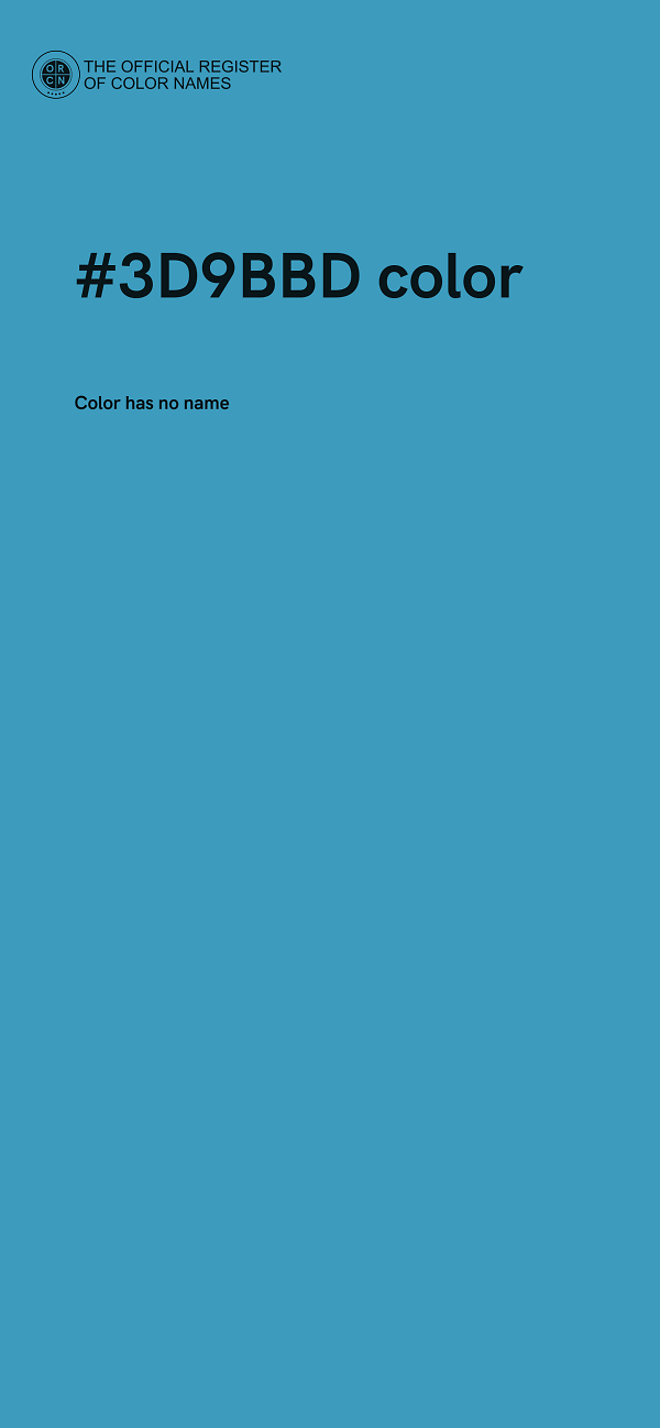 #3D9BBD color image