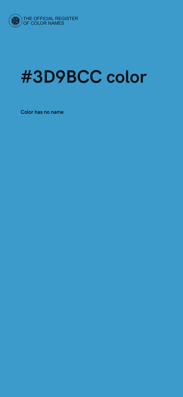 #3D9BCC color image