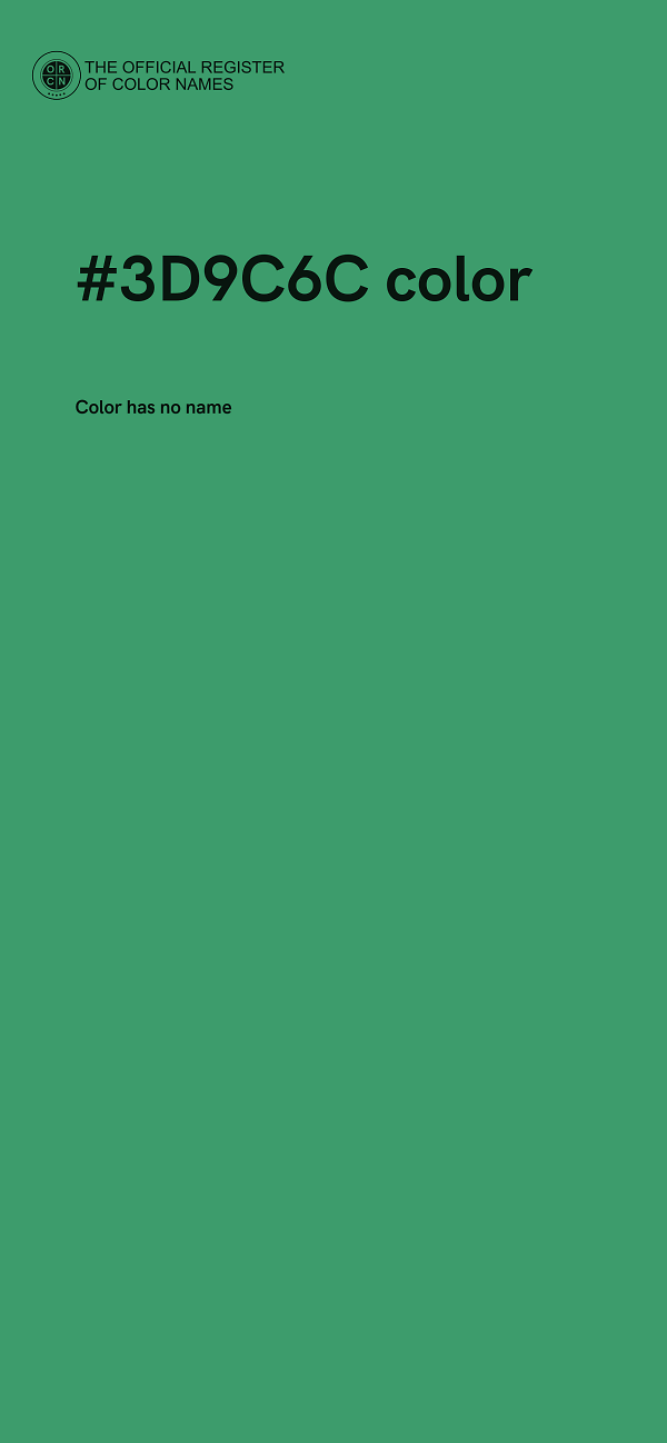 #3D9C6C color image