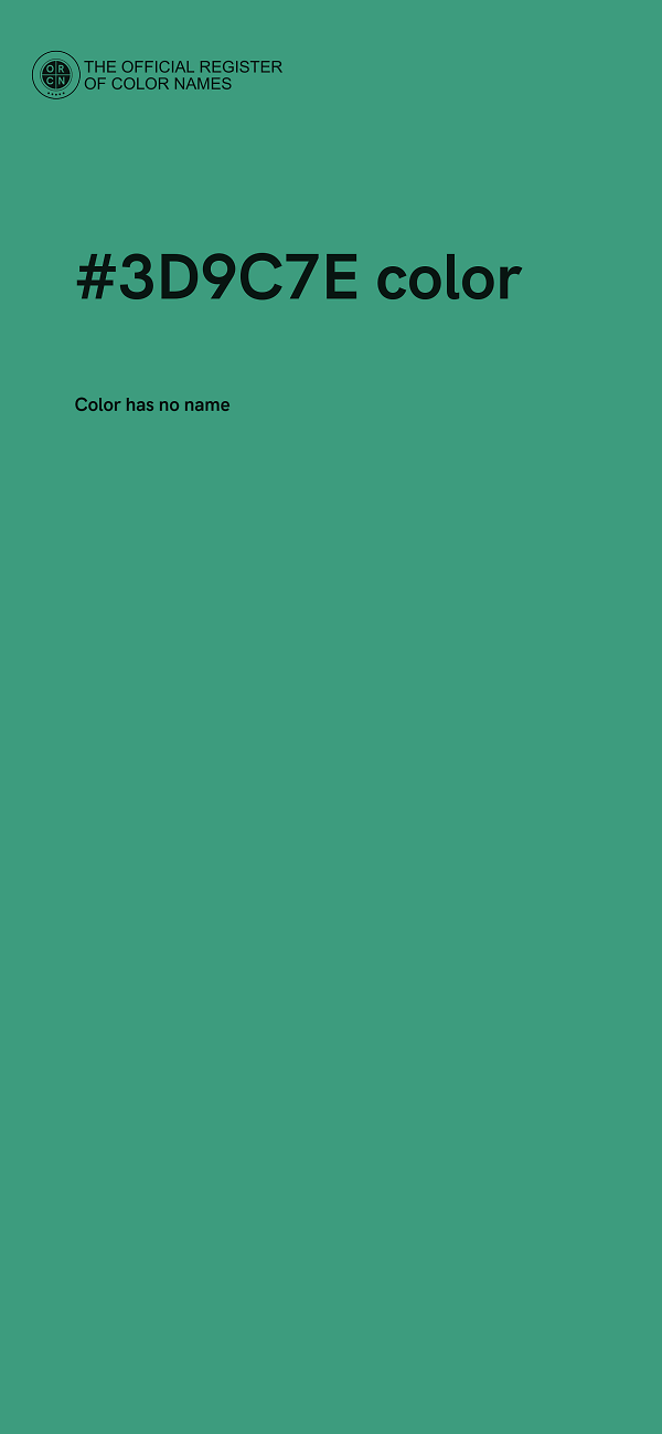 #3D9C7E color image