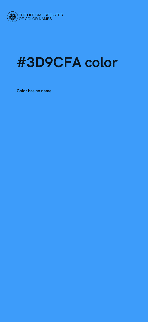 #3D9CFA color image