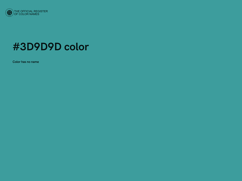 #3D9D9D color image