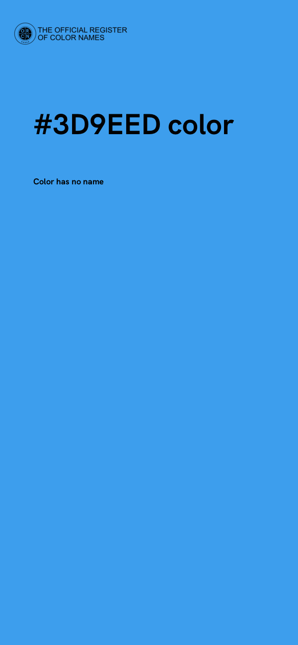 #3D9EED color image