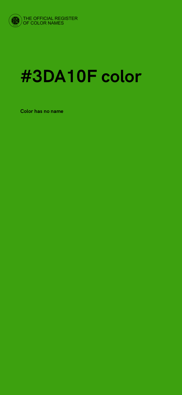 #3DA10F color image
