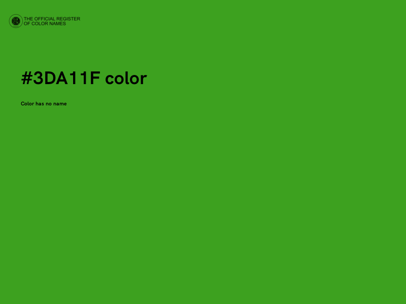 #3DA11F color image