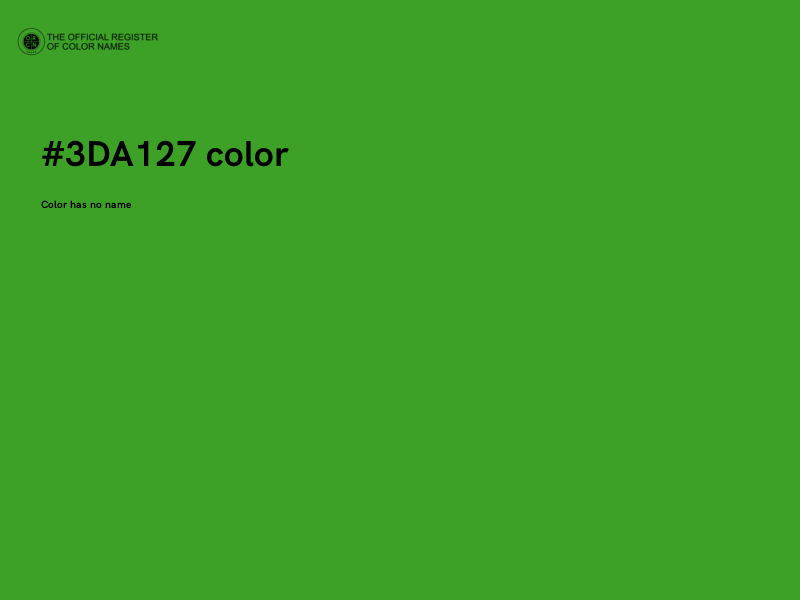 #3DA127 color image