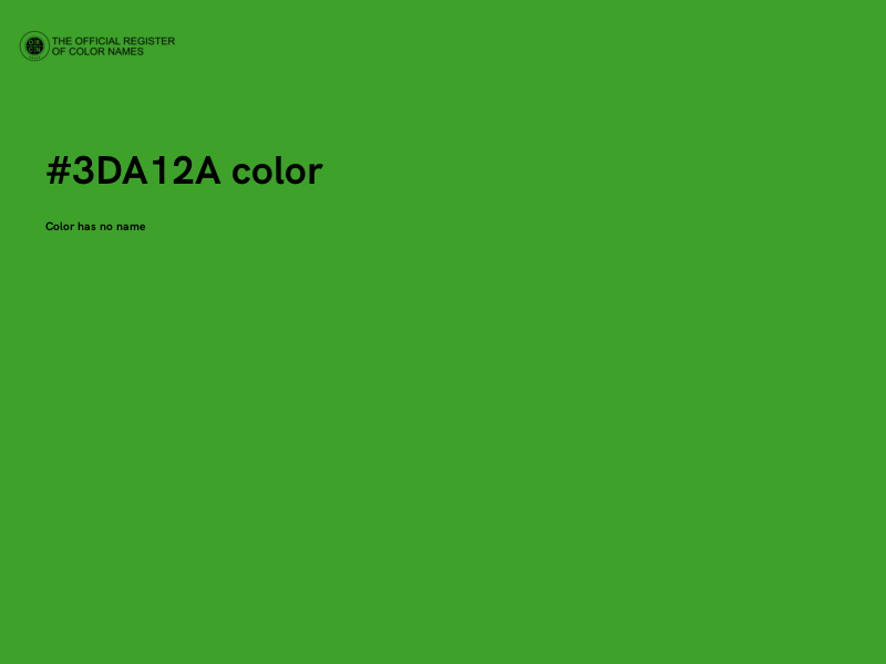 #3DA12A color image