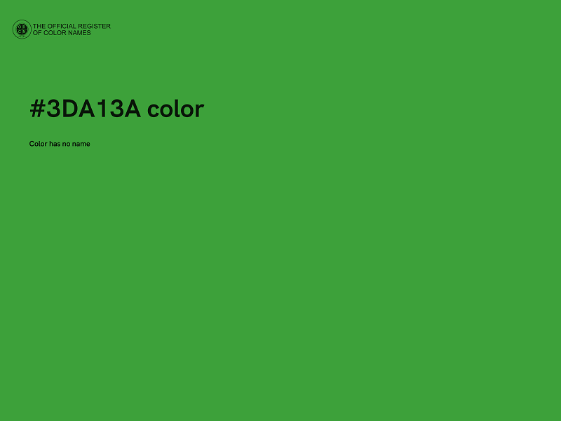 #3DA13A color image