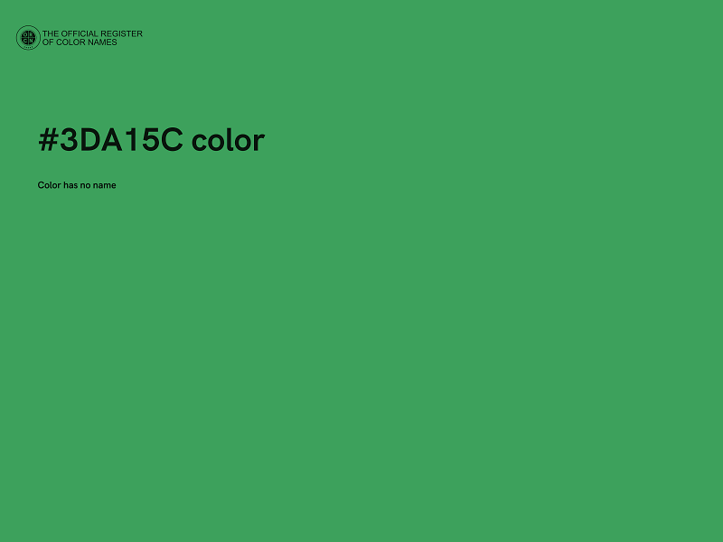 #3DA15C color image