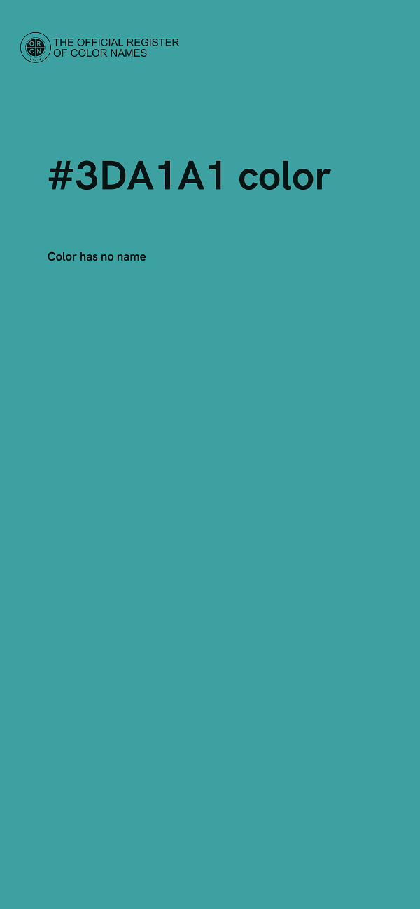 #3DA1A1 color image