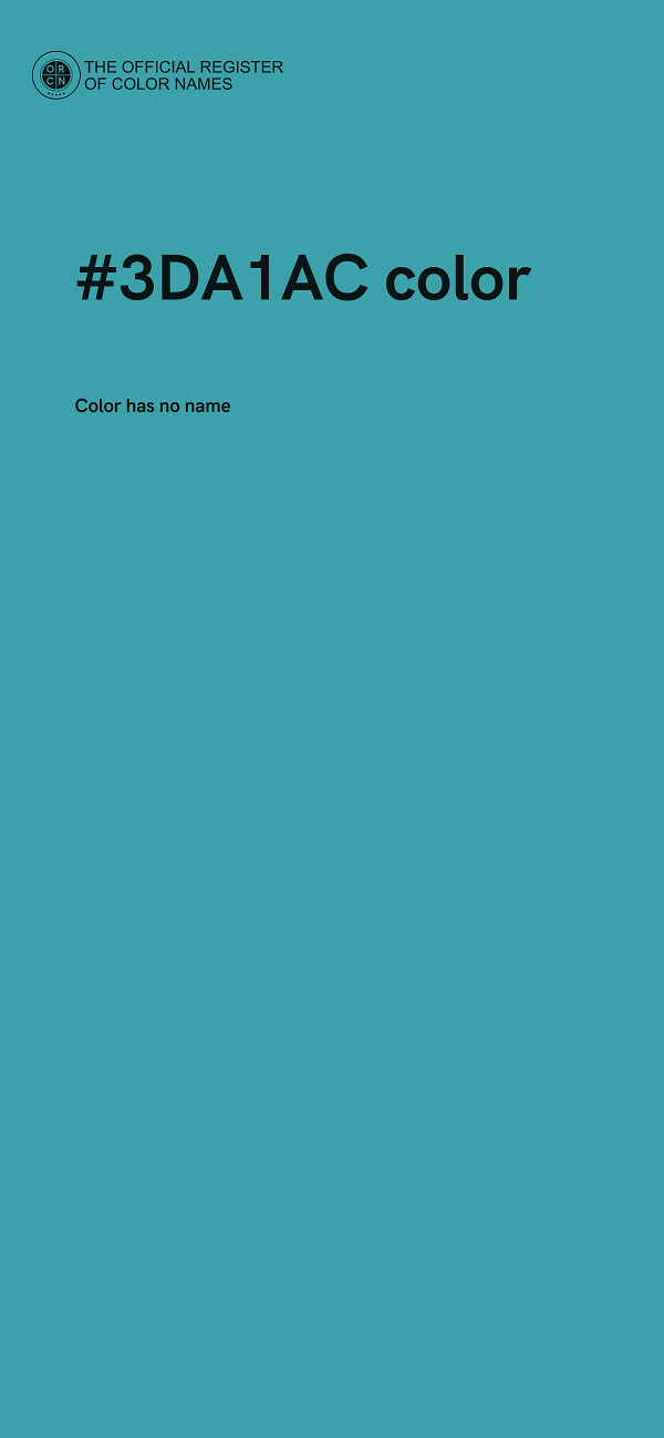 #3DA1AC color image