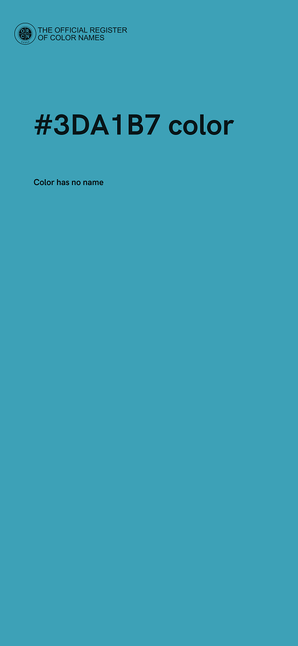 #3DA1B7 color image