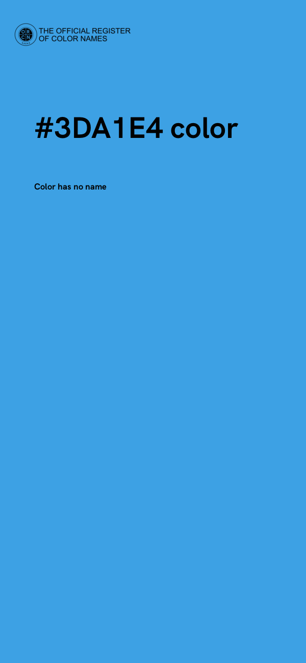 #3DA1E4 color image