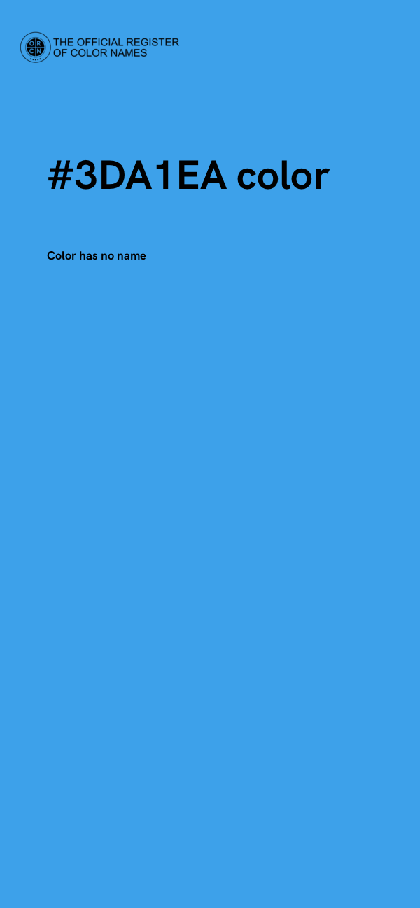 #3DA1EA color image