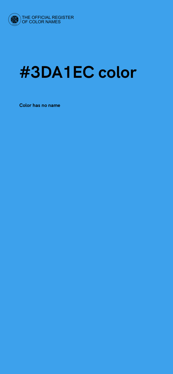 #3DA1EC color image