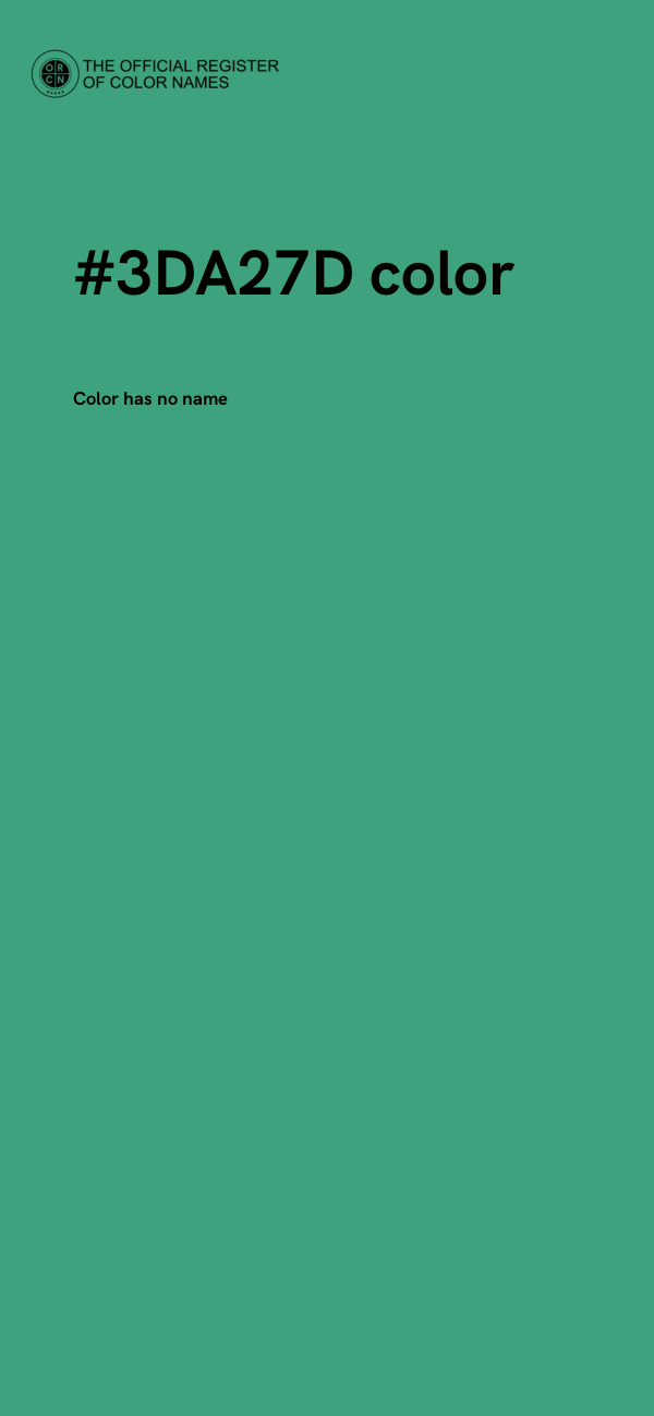 #3DA27D color image