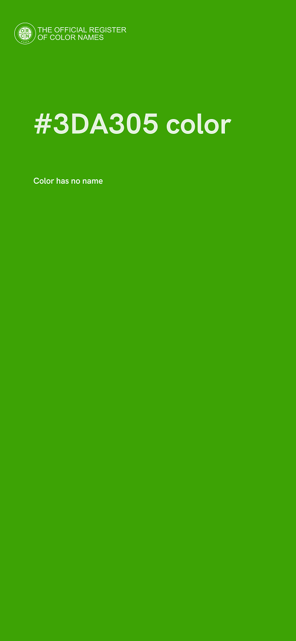 #3DA305 color image