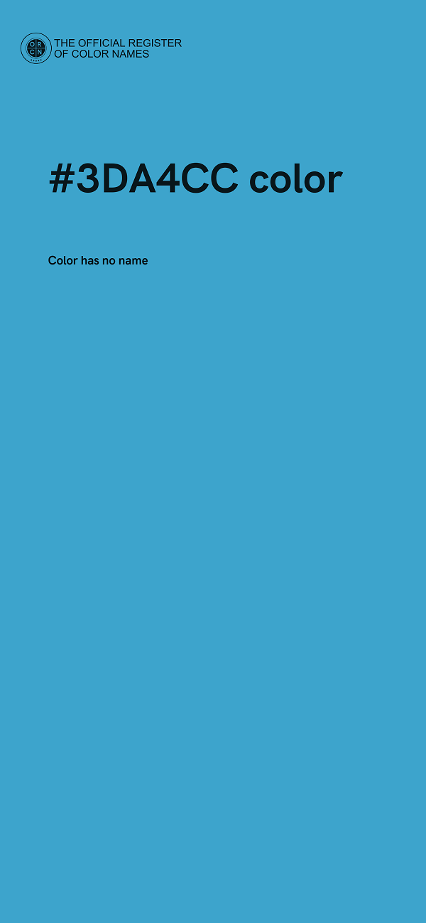 #3DA4CC color image