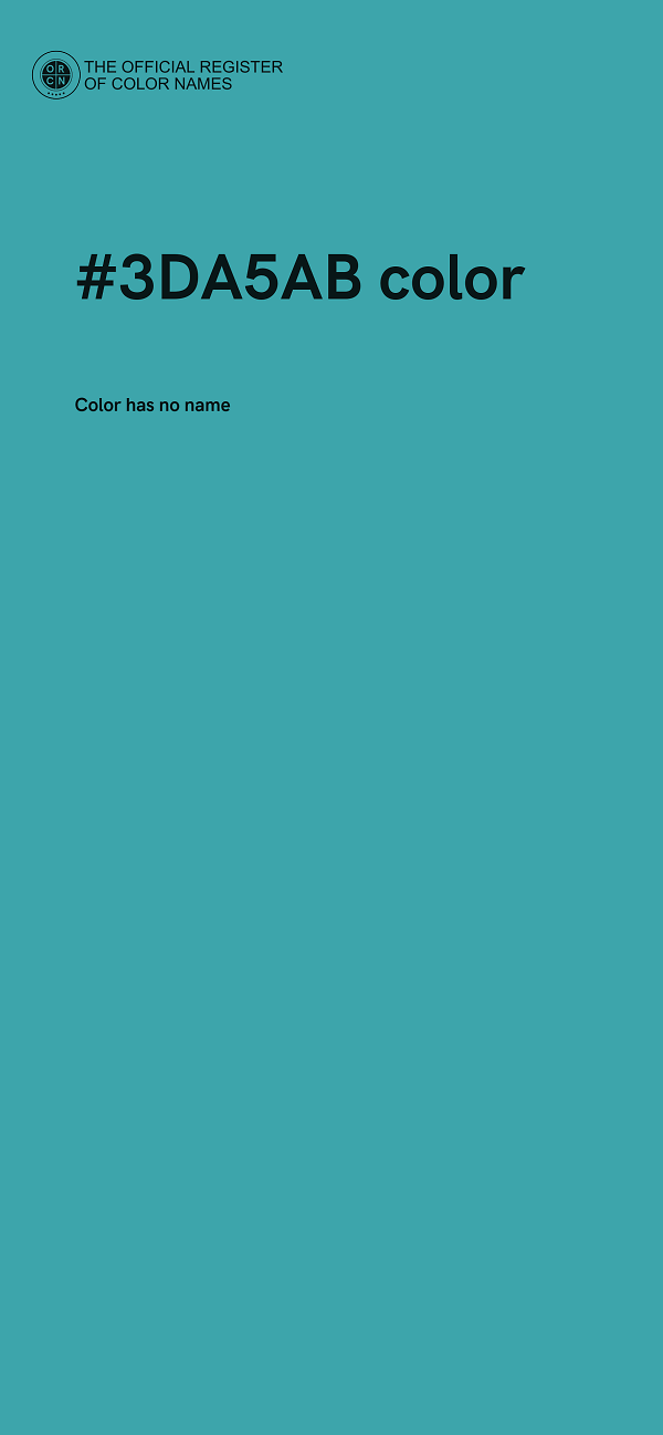 #3DA5AB color image