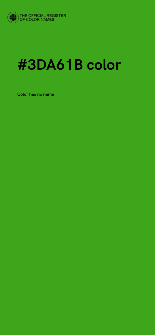 #3DA61B color image
