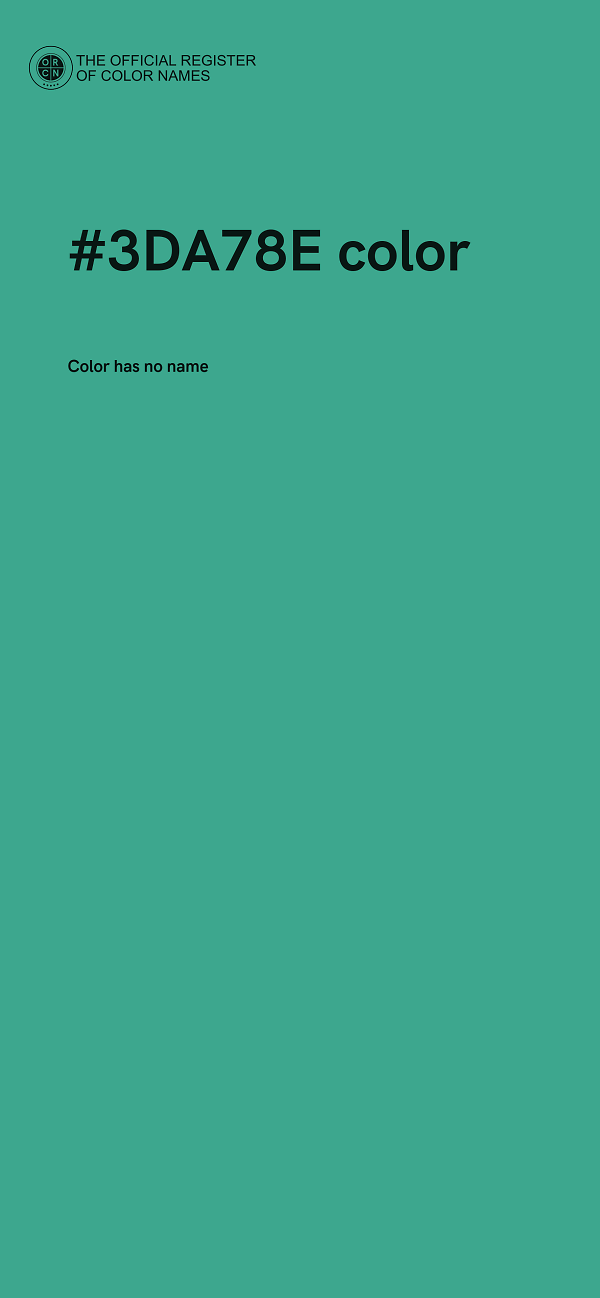 #3DA78E color image