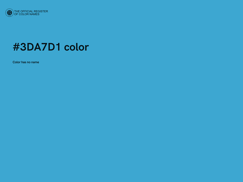 #3DA7D1 color image