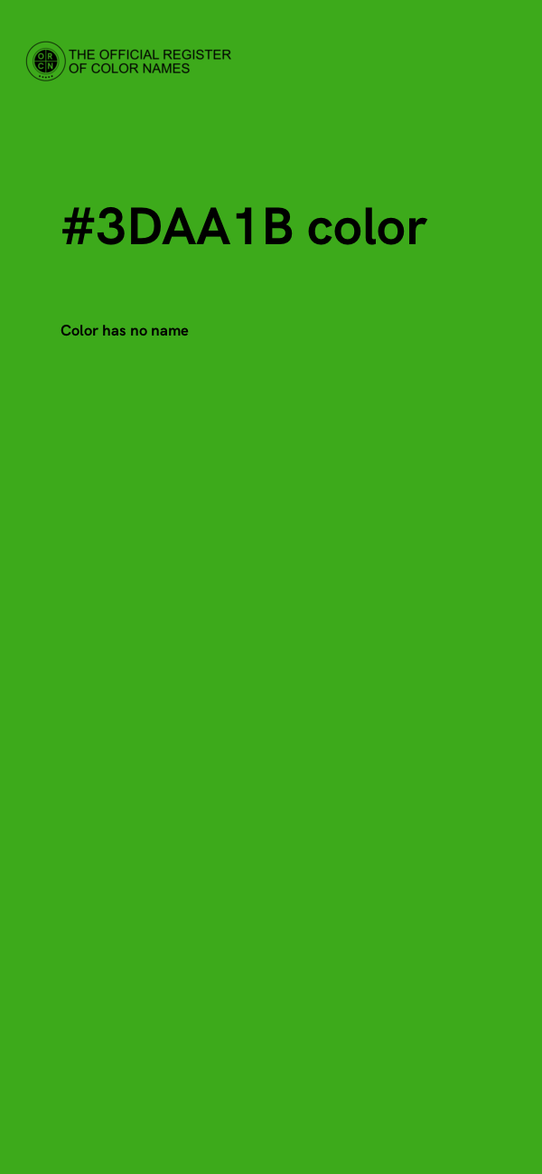 #3DAA1B color image