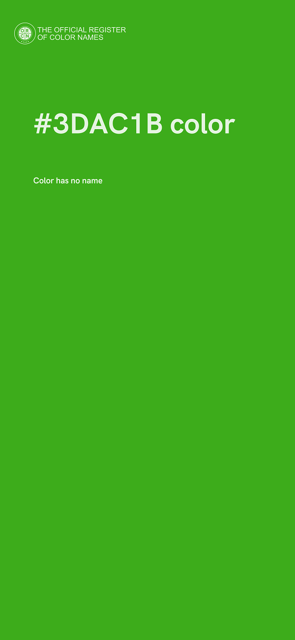 #3DAC1B color image