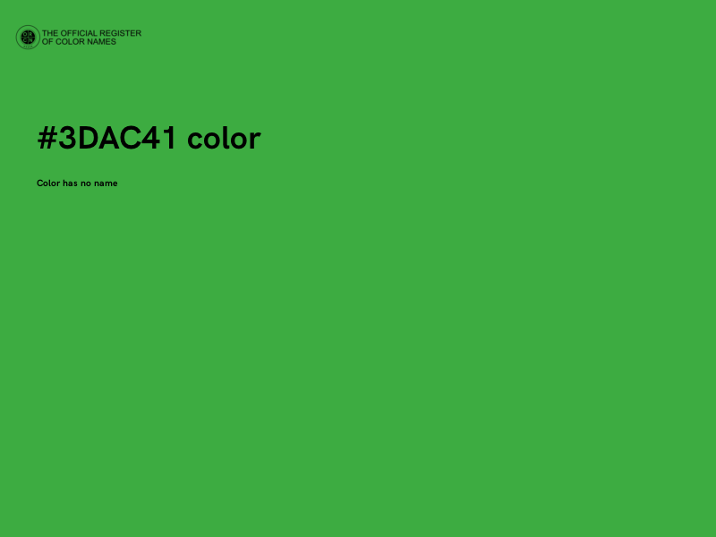 #3DAC41 color image