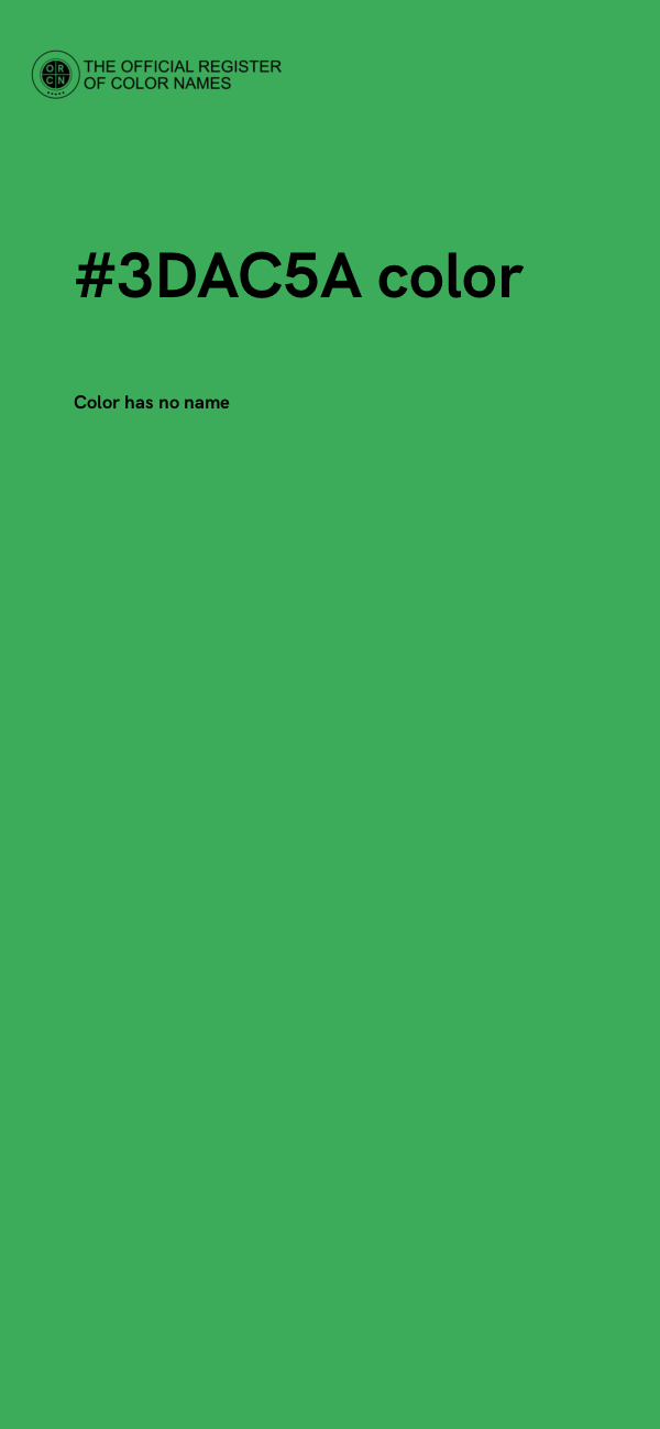 #3DAC5A color image