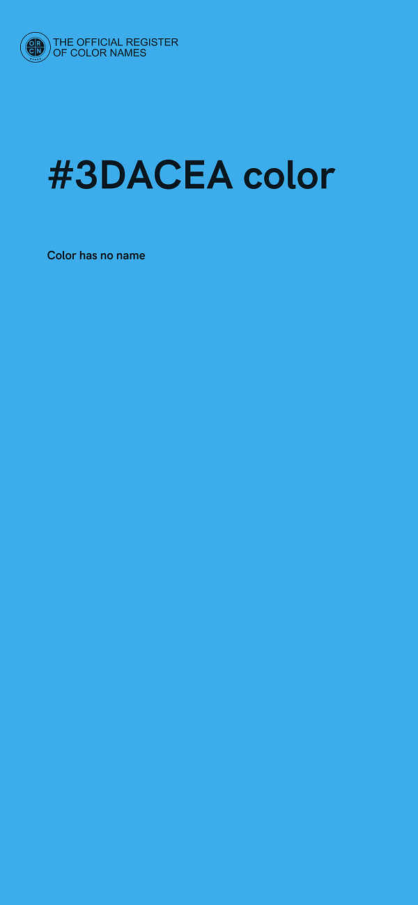 #3DACEA color image